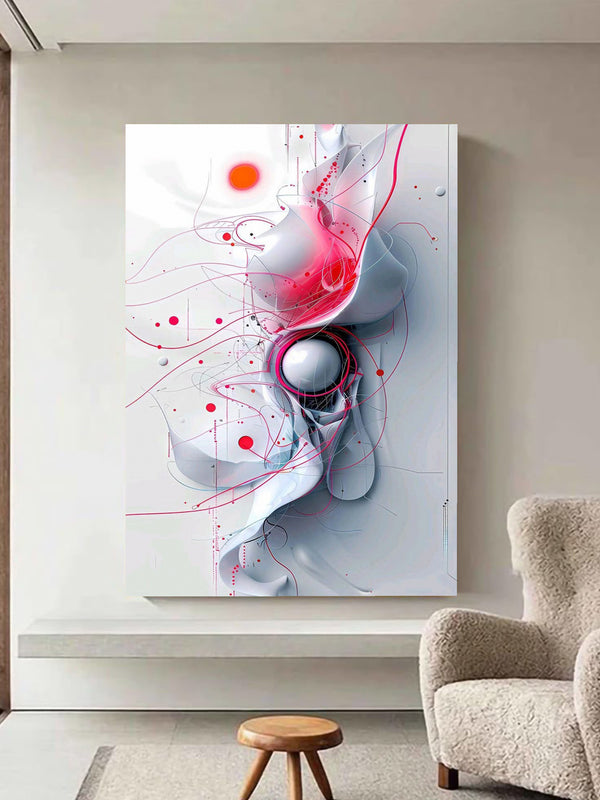 Fusion Pulse – Futuristic Abstract Wall Art