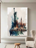 Liberty in Watercolor