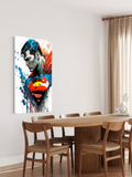 Man of Steel – Watercolor Superman Wall Art