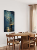 Moonlit Voyage – Tall Ship Sailing Under a Starry Sky