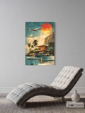 Island Escape – Tropical Luxury Dreamscape Art