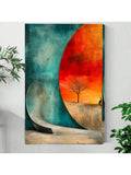 Portal to Tranquility – Surreal Sunset Landscape Wall Art on Canvas