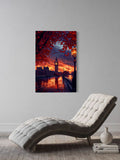 Autumn in London – Big Ben Sunset Art Print