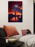 Autumn in London – Big Ben Sunset Art Print