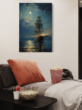 Moonlit Voyage – Tall Ship Sailing Under a Starry Sky