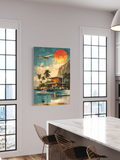 Island Escape – Tropical Luxury Dreamscape Art