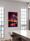 Autumn in London – Big Ben Sunset Art Print