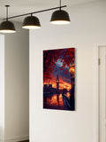 Autumn in London – Big Ben Sunset Art Print