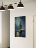 Moonlit Voyage – Tall Ship Sailing Under a Starry Sky