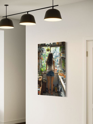 Morning Light in a City Kitchen