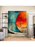 Portal to Tranquility – Surreal Sunset Landscape Wall Art on Canvas