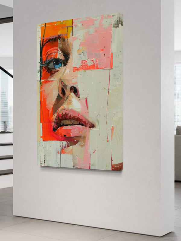 Fragmented Beauty – Abstract Emotion on Canvas