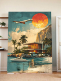 Island Escape – Tropical Luxury Dreamscape Art